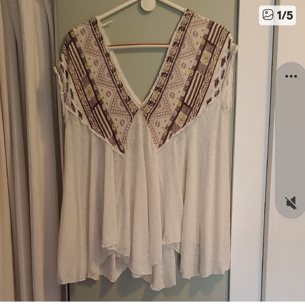 Free People Boho Geometric Tank